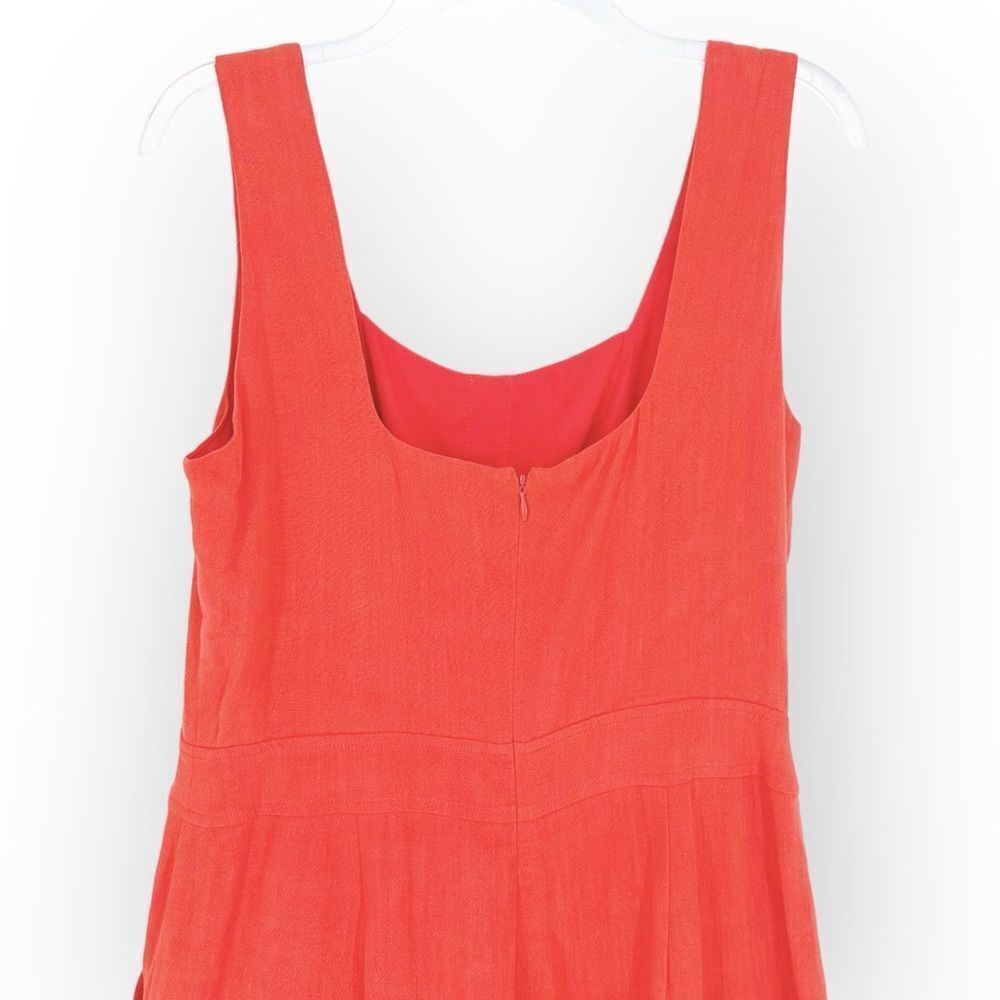 Greylin Anthropologie Women’s Romper NWT Nilli Square Neck Romper- M -Tomato Red - Picture 8 of 10